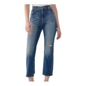 DL1961 Jerry High Rise Vintage Straight Jeans Blue Woman 25 NWOT